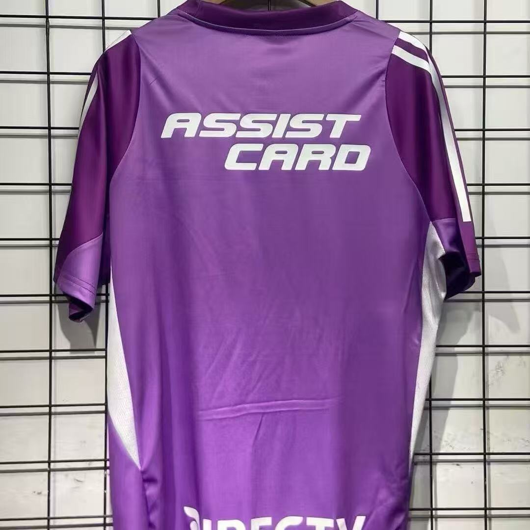 Colo Colo 25-26 away goalkeeper purple short sleeved fan