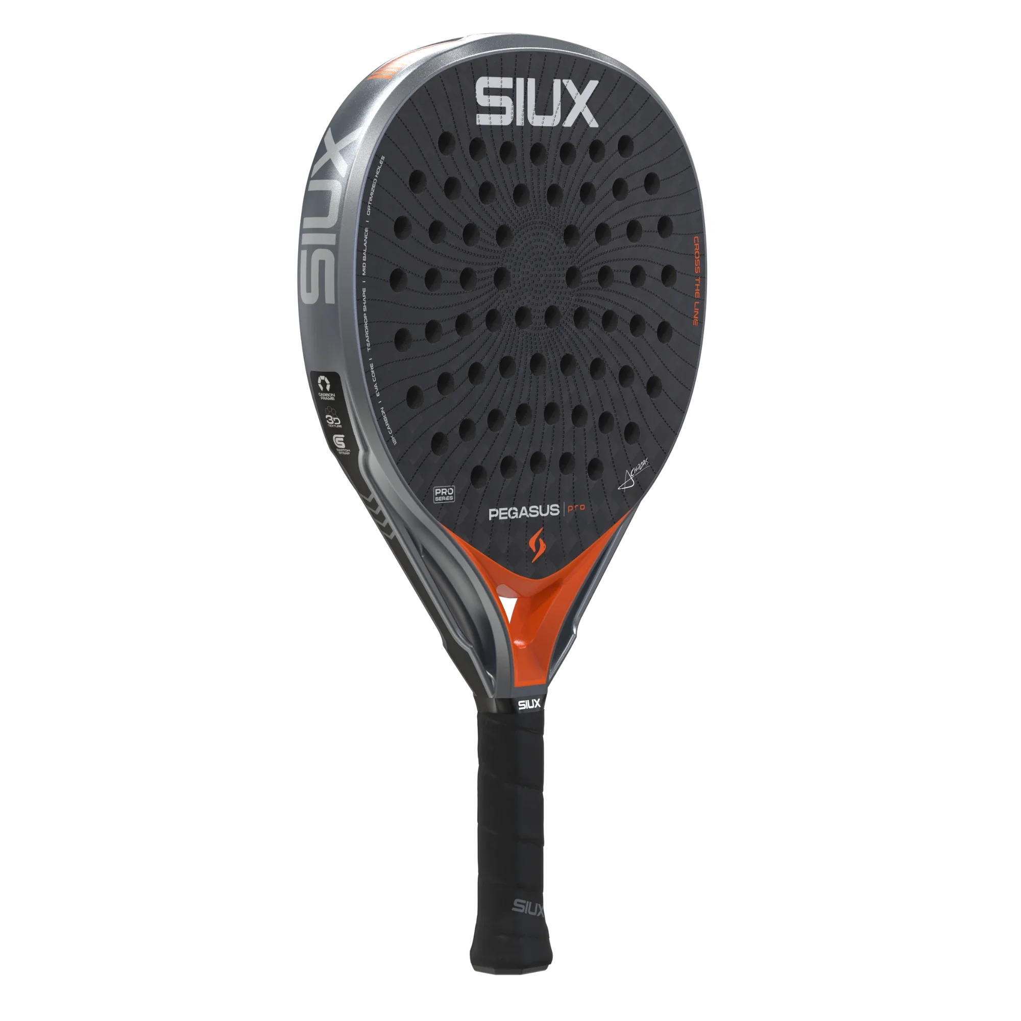 Siux Pegasus Pro 2026 Lava Orange Padel Racket