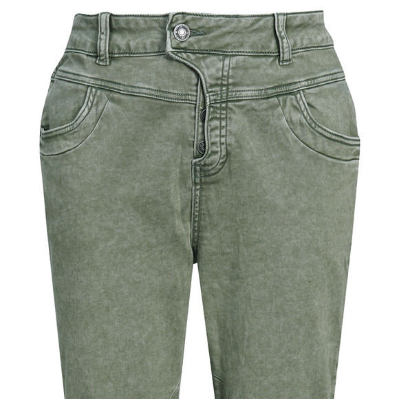 Gina Damen Jeggings mit Used-Waschung