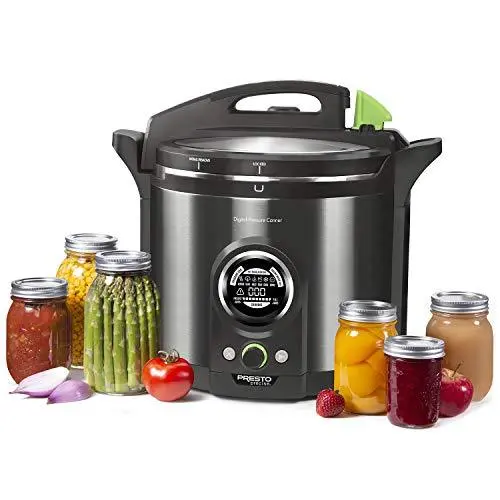 Presto 02144 Digital Pressure Canner – 12-Quart Stainless Steel with Smart Programming