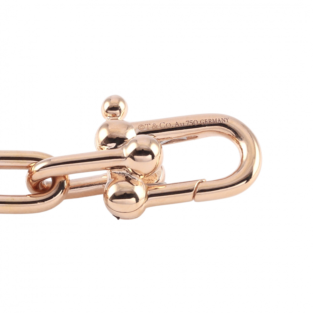 Tiffany & Co. Hardware Link Bracelet 18K Rose Gold 60153082