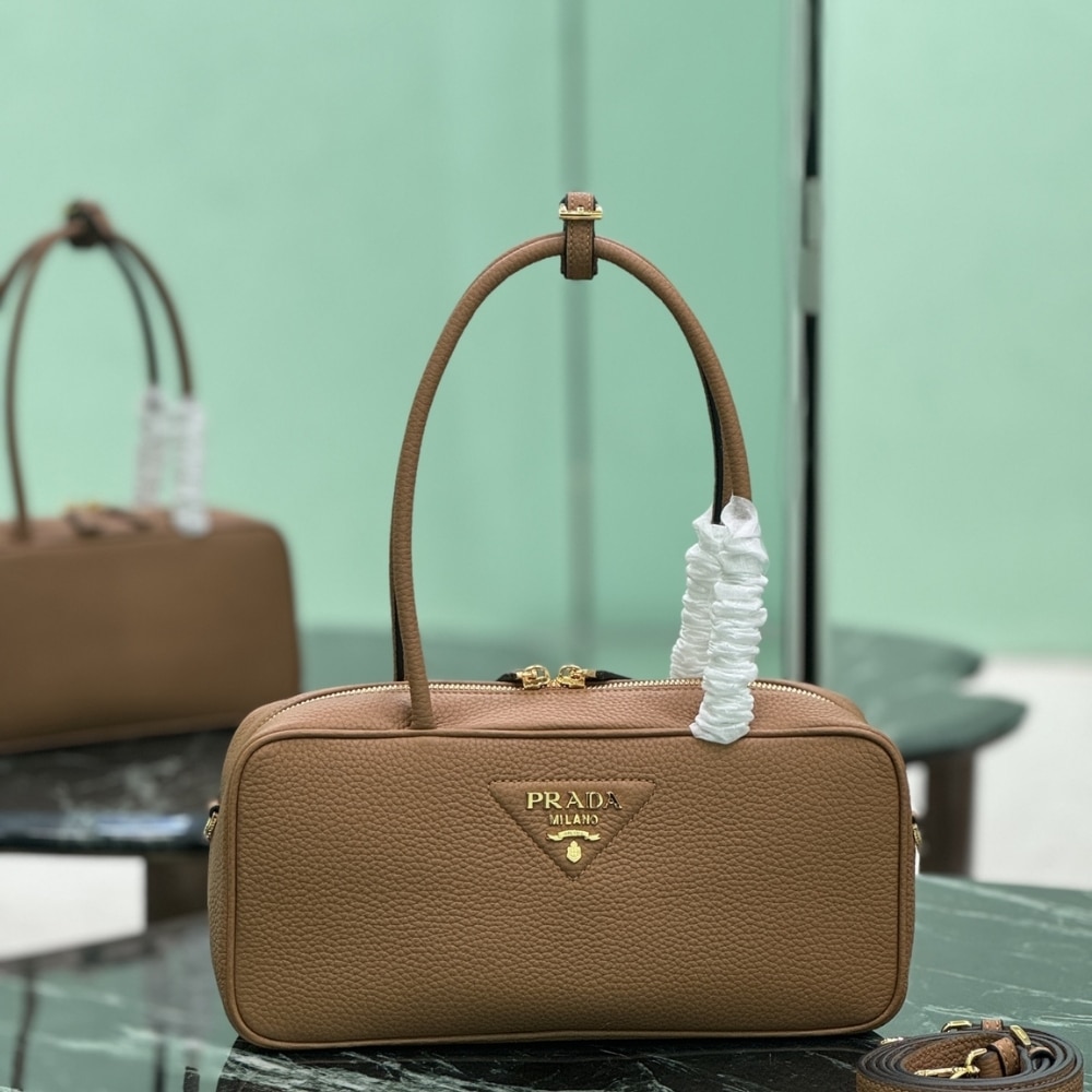 Prada Medium Top Handle Bag Caramel 29Cm