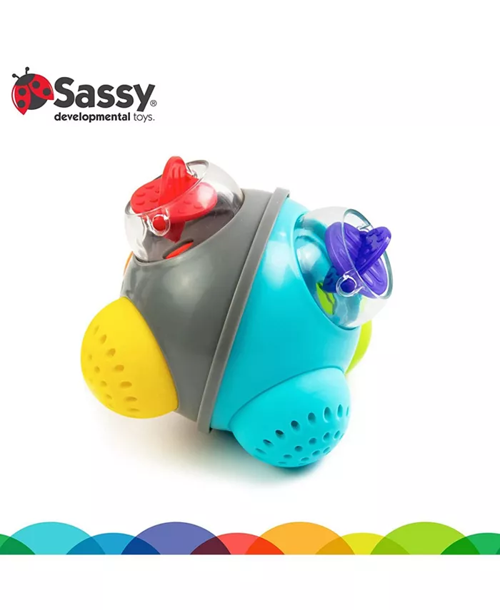 Sassy Baby Sassy Rain Shower Bath Ball STEM Bath Toy, 6+ Months