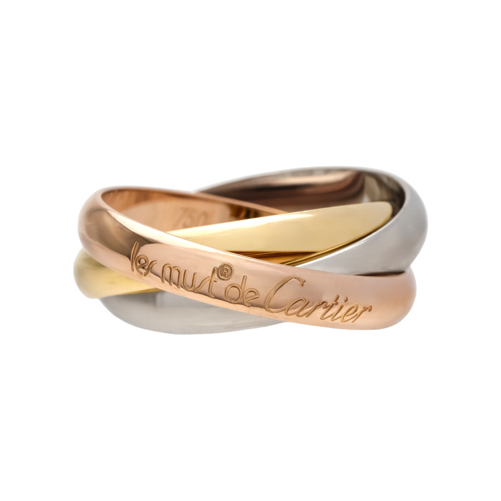 Cartier Trinity Ring Tri-Gold