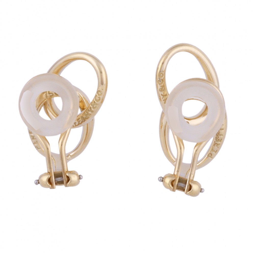 Tiffany & Co. Tiffany 1837 Double Circle Earrings 18K Yellow Gold