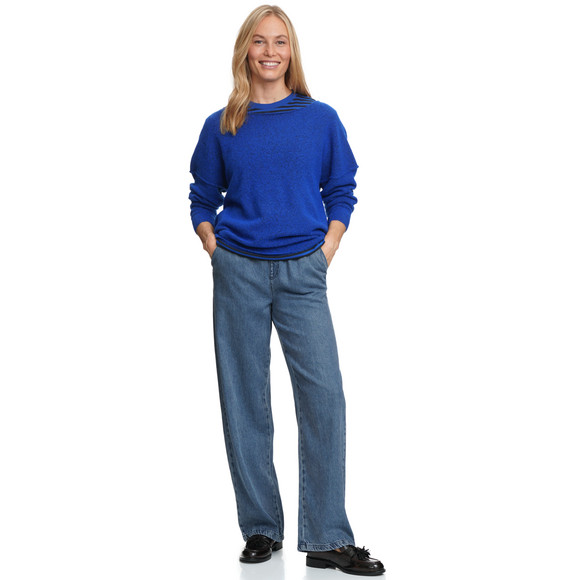 Jonas Nielsen Damen Strickpullover mit U-Boot-Ausschnitt