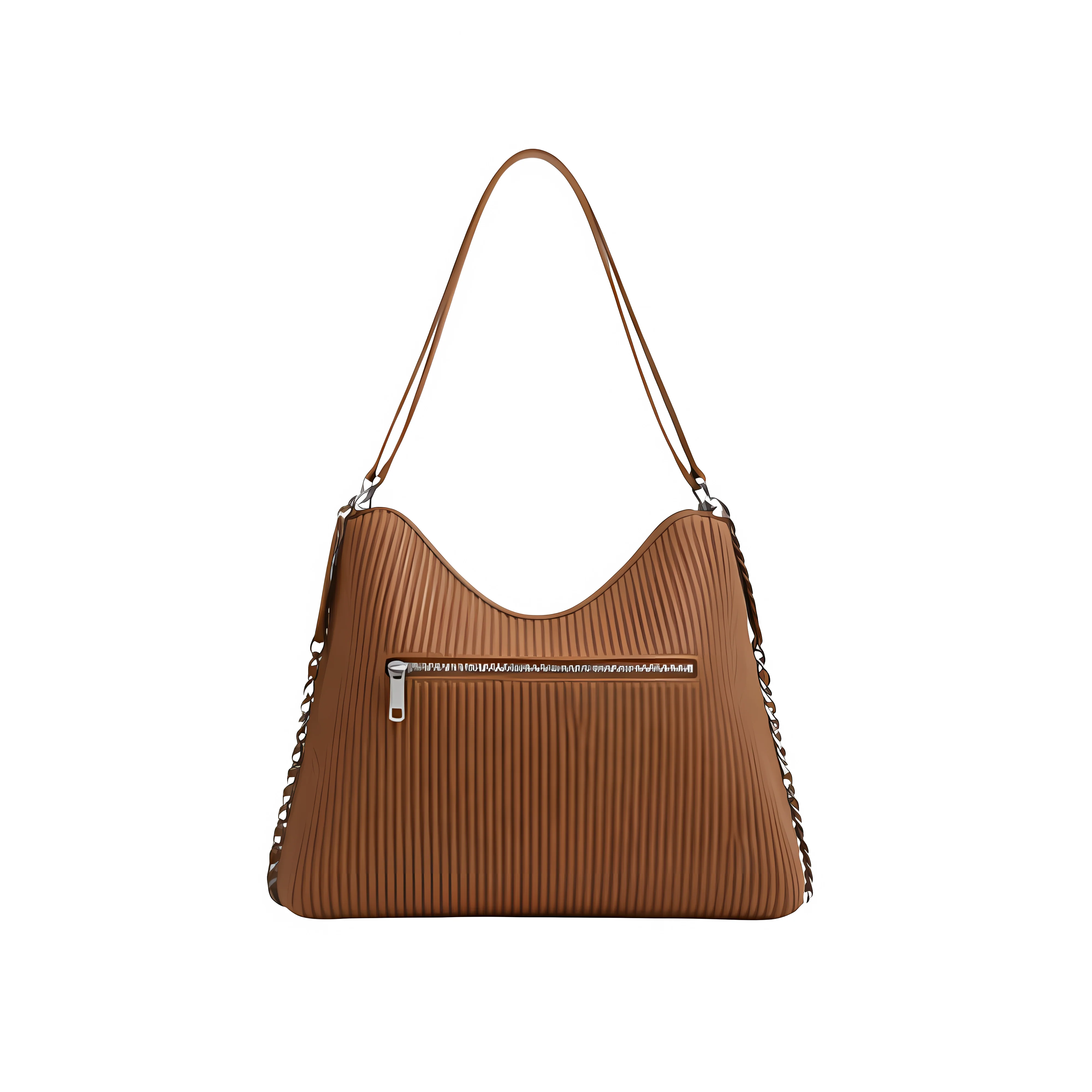 Chanel Bag | Maxi Hobo Camel Shiny Lambskin