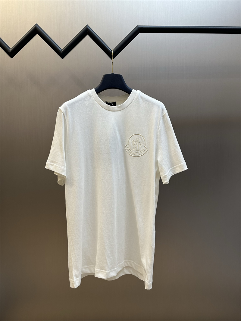ファッション大人 MONCLER刺繍ロゴモンクレール tシャツ スーパーコピー  人気 2026