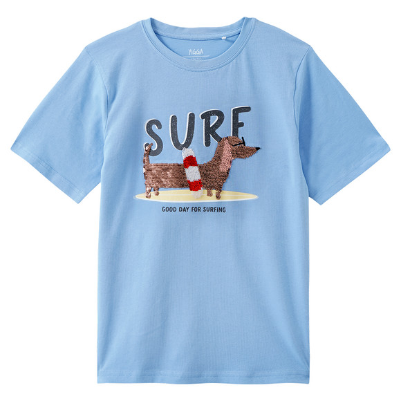 Yigga Kinder T-Shirt mit Wendepailletten