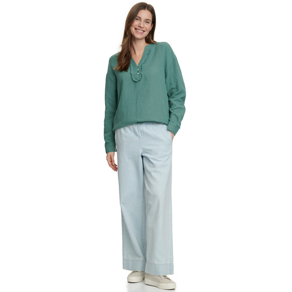 Gina Damen Musselin-Bluse aus Bio-Baumwolle