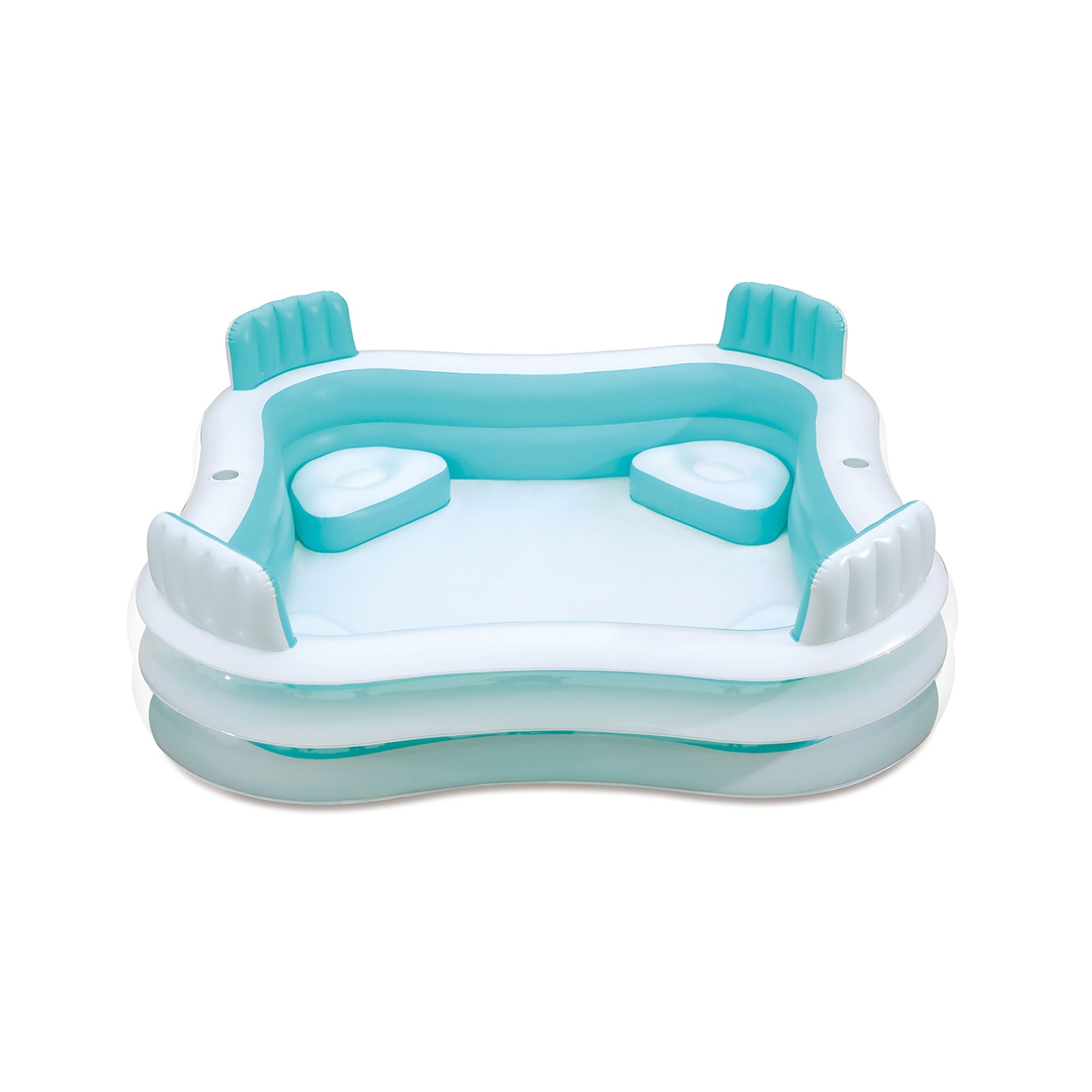 Summer Waves Premier Family Inflatable Above Ground Pool with 4 Built In Seats