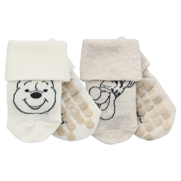 Topomini 2 Paar Winnie Puuh Stoppersocken mit Umschlag