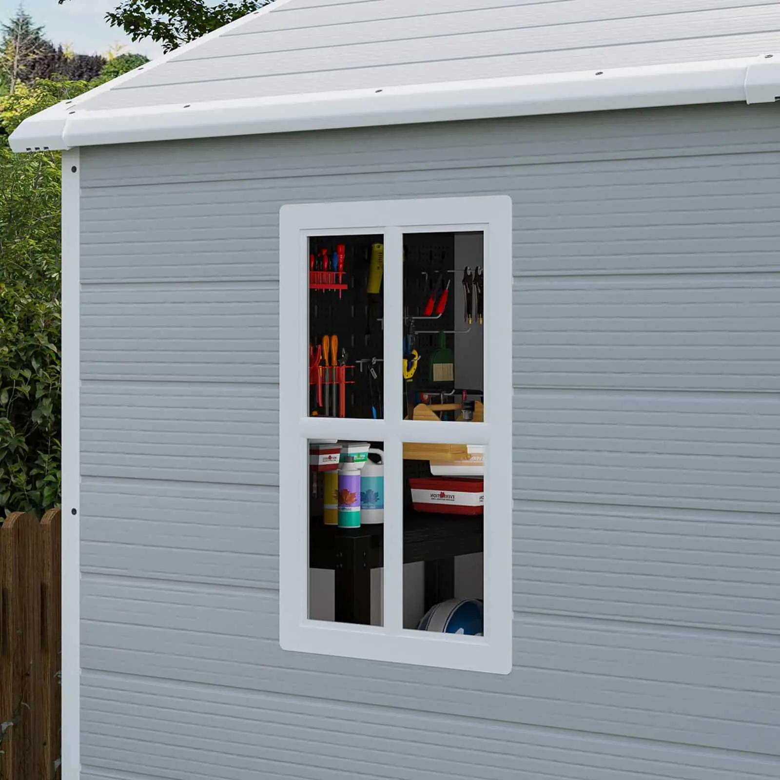 Patiowell 5x4 Plastic Shed Pro