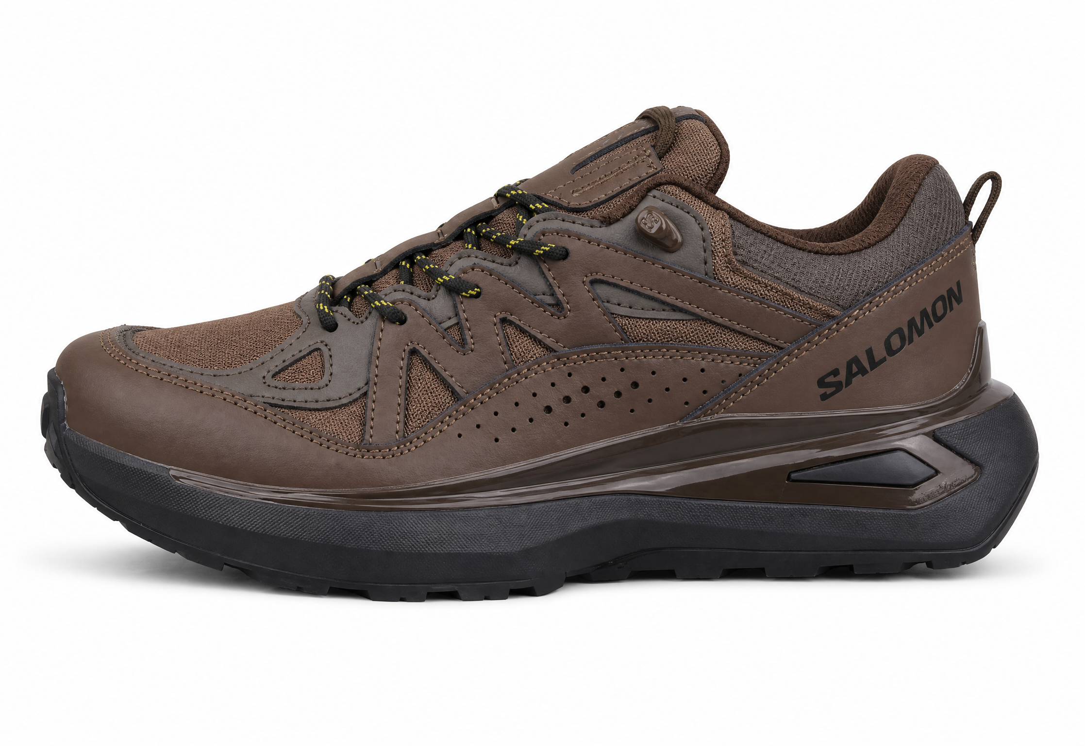 Salomon ODYSSEY ELMT LOW Brown Black sneakers L47376700