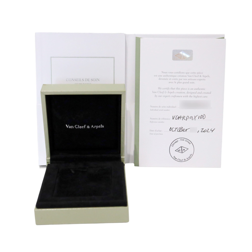 Van Cleef & Arpels Lucky Spring Plum Blossom Necklace 18K Rose Gold Mother of Pearl VCARP9X100