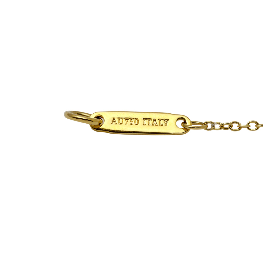 Tiffany & Co. Tiffany 1837 Circle 1PD Necklace 18K Yellow Gold Diamond
