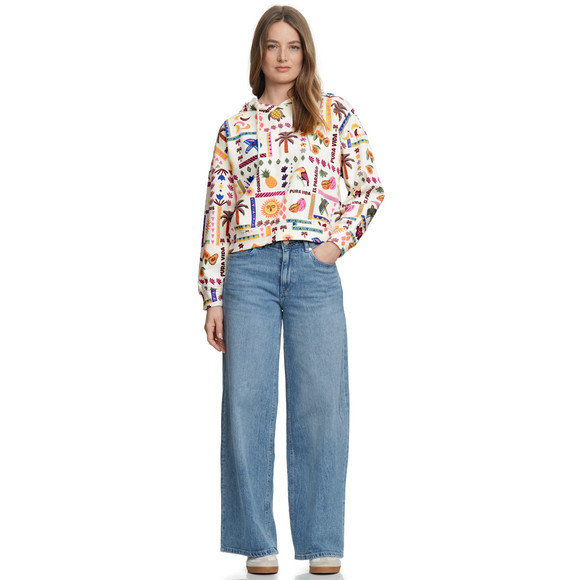 Jonas Nielsen Damen Hoodie mit Allover-Print