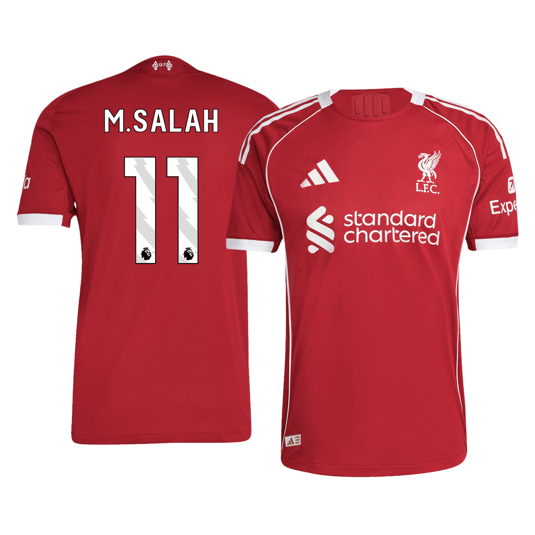 M.SALAH #11 Liverpool Home Player Version Jersey 2025/26