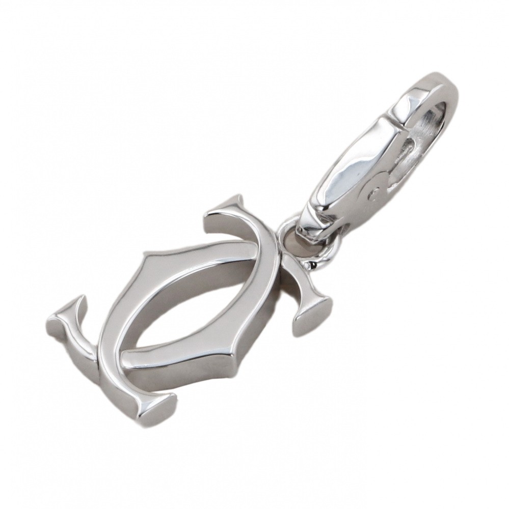 Cartier 2C Charm 18K White Gold