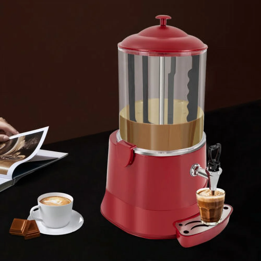 10L Commercial Hot Chocolate Dispenser Beverage Warmer Machine for Juice Milk