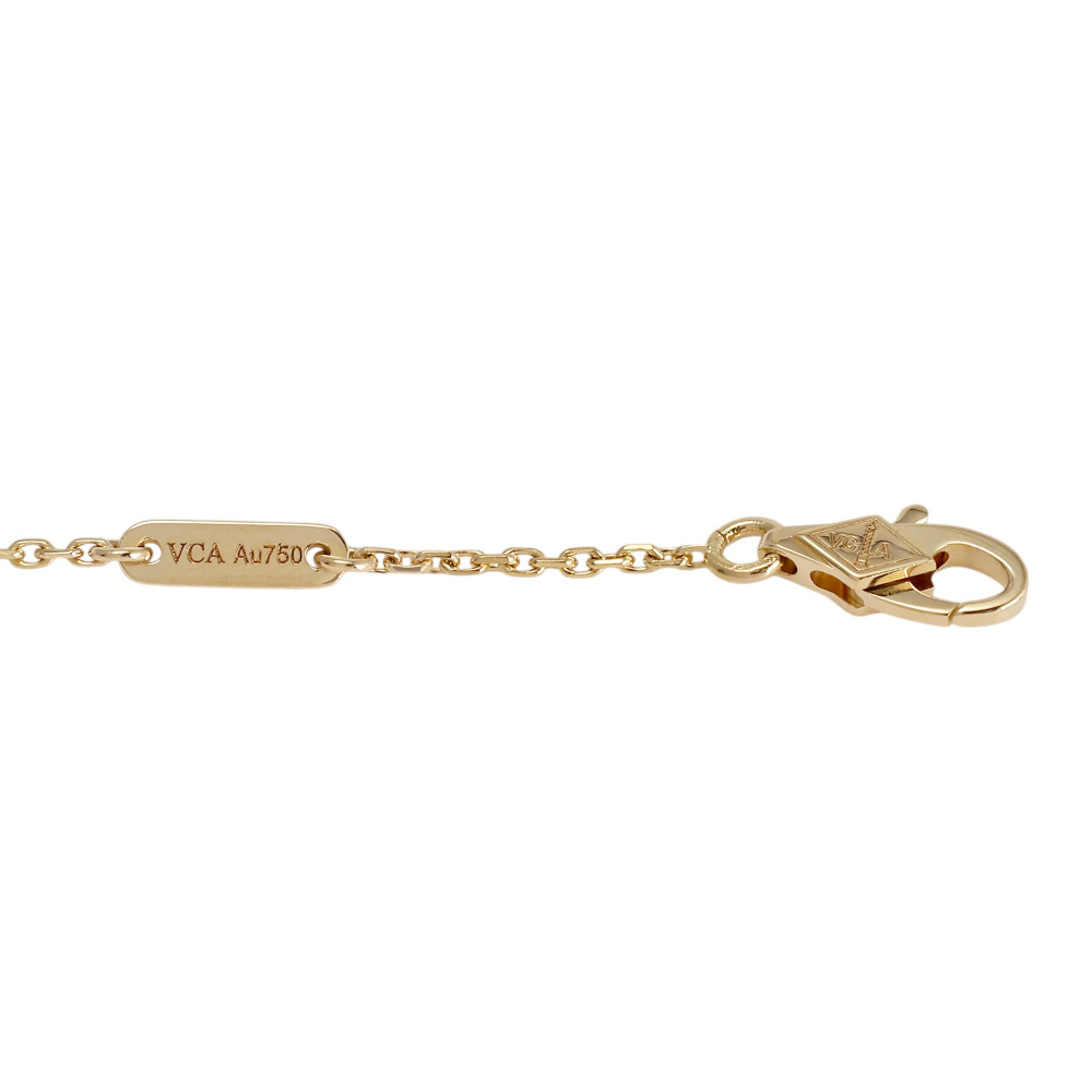Van Cleef & Arpels Sweet Alhambra Necklace 18K Yellow Gold Mother of Pearl VCARF69100