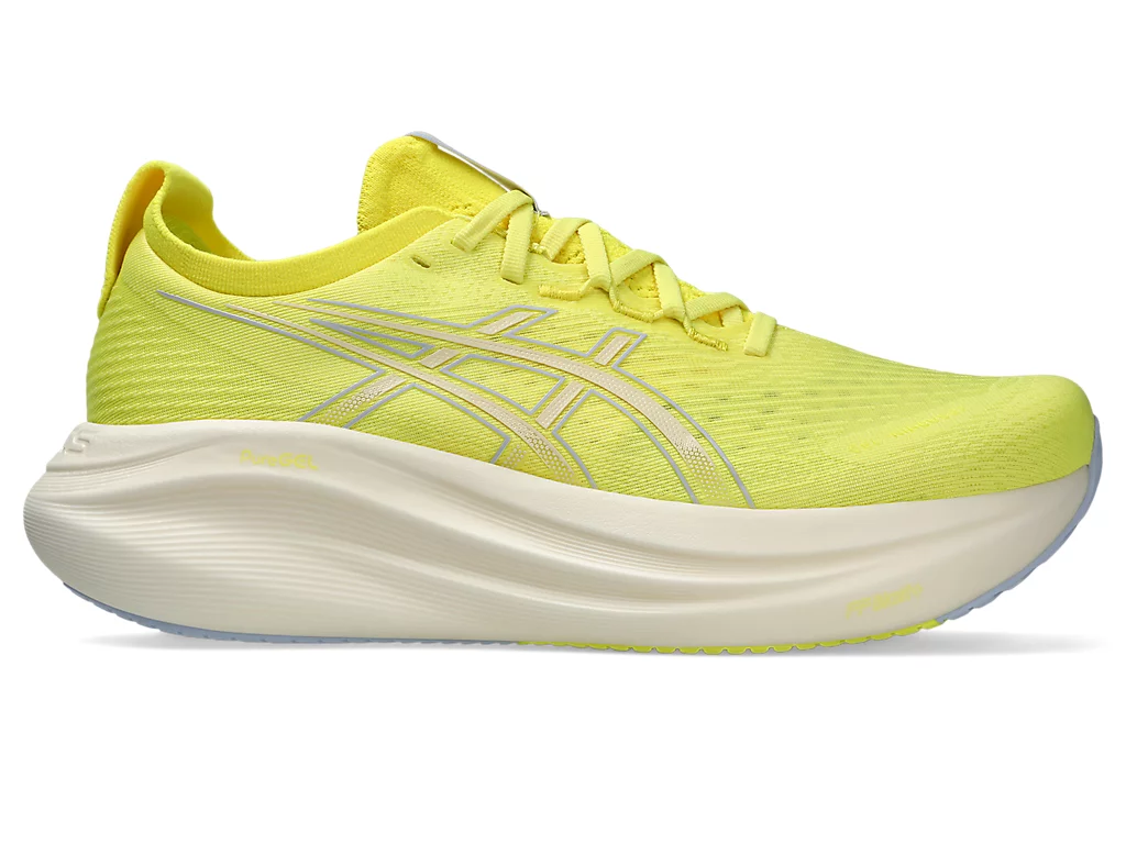 ASICS GEL-NIMBUS 27 Running Shoes CITRON/CREAM 1011B958-750