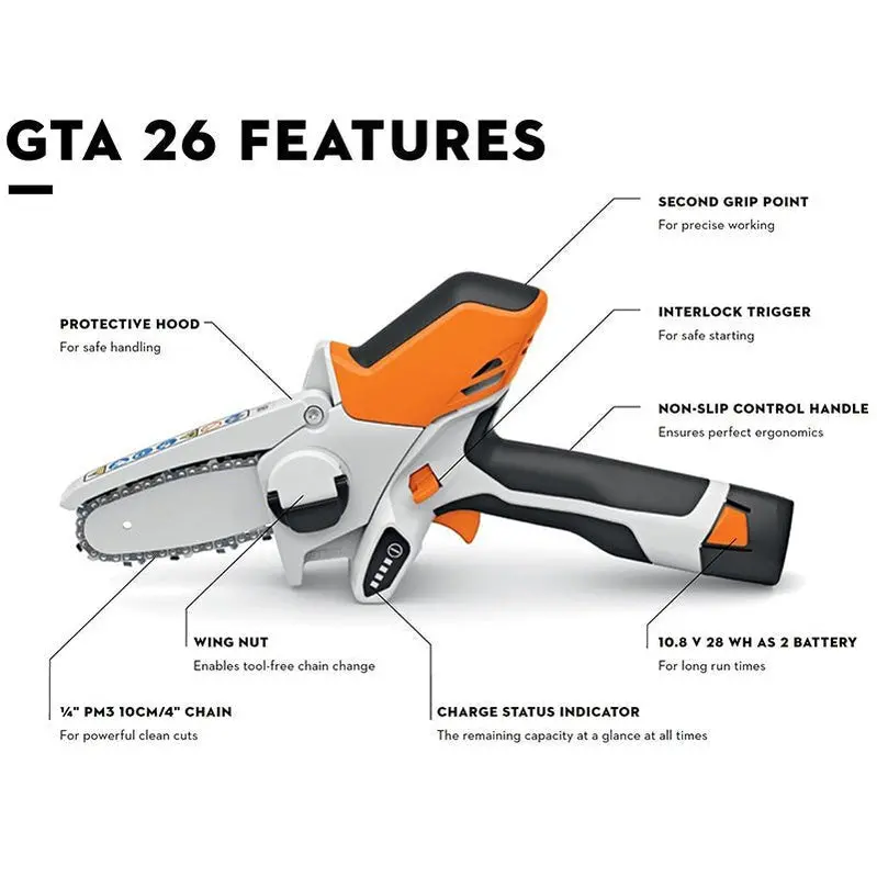 Rechargeable Electric Wood Cutter – Portable Battery-Powered Saw