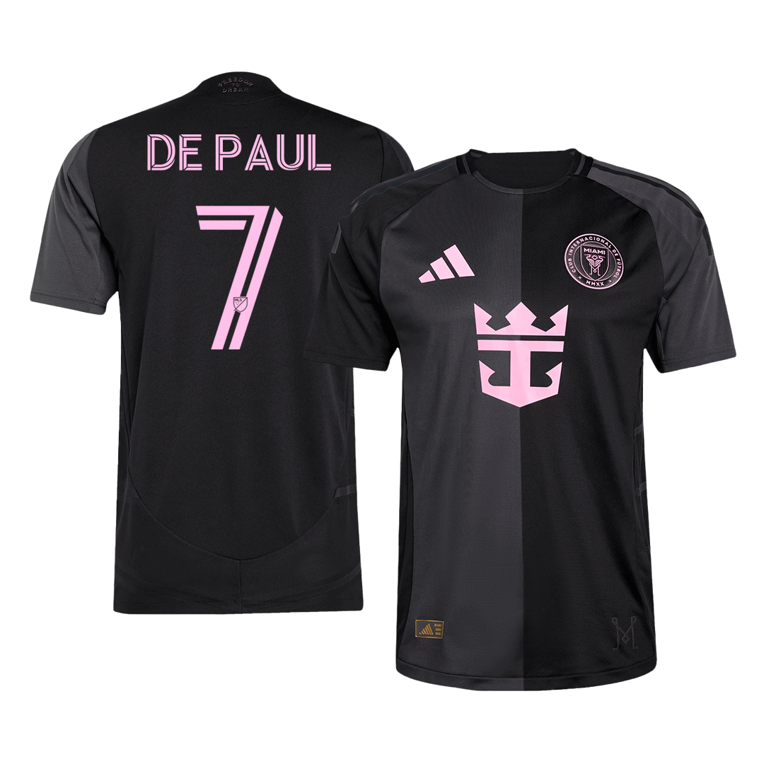 DE PAUL #7 Inter Miami CF Away Soccer Jersey 2025