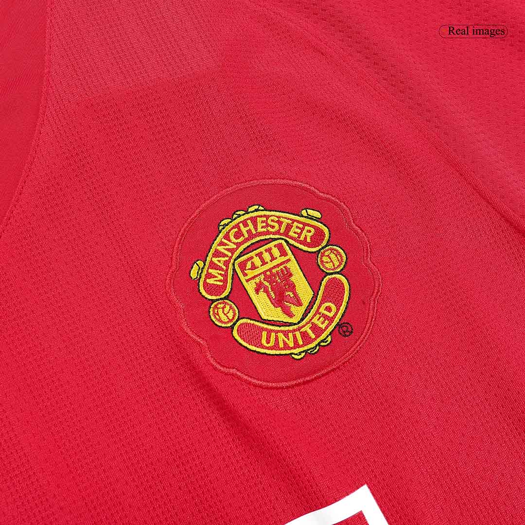 Retro Soccer Jersey RONALDO #7 Manchester United Home Long Sleeve 2007/08