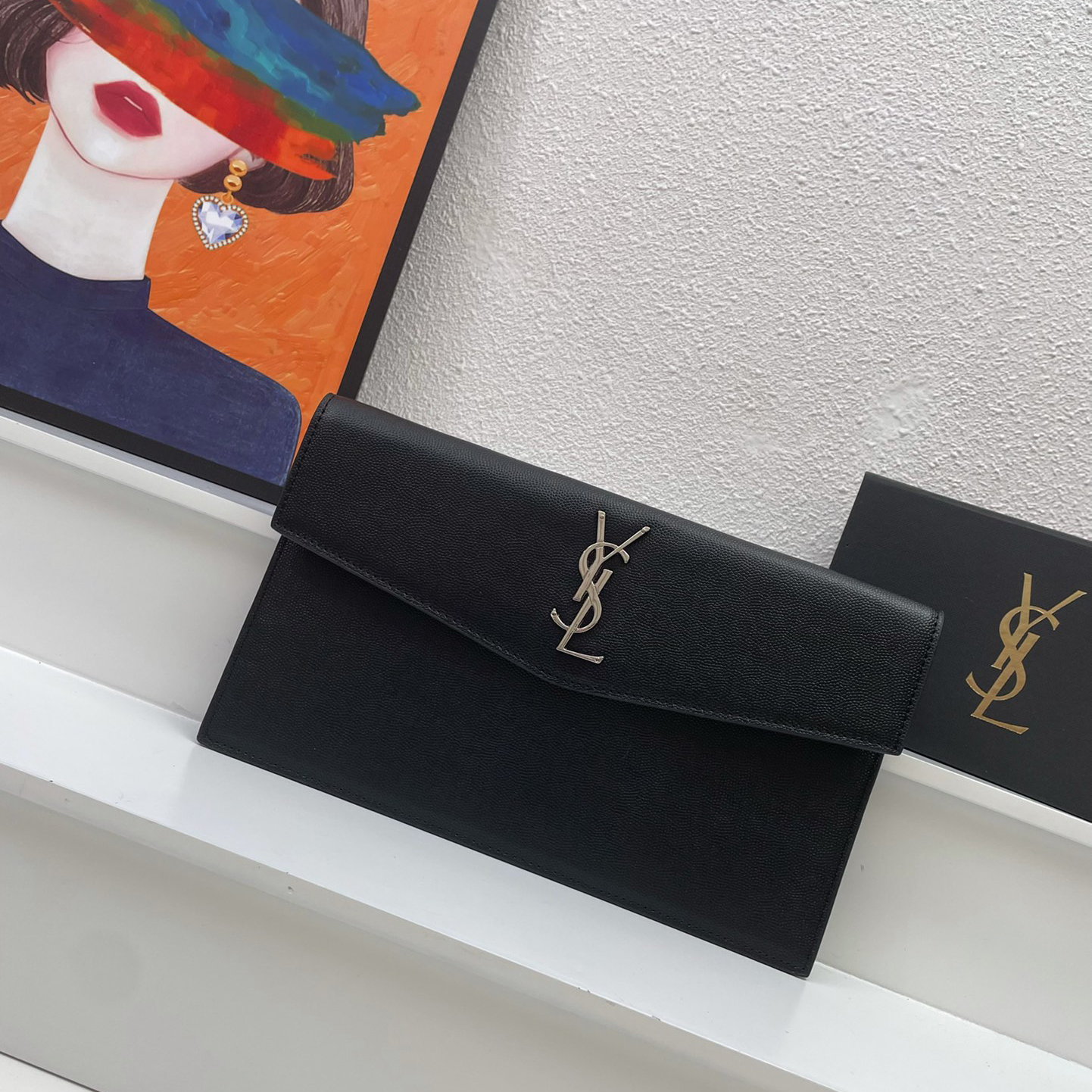 YSL Uptown clutch bag - cnluxepick