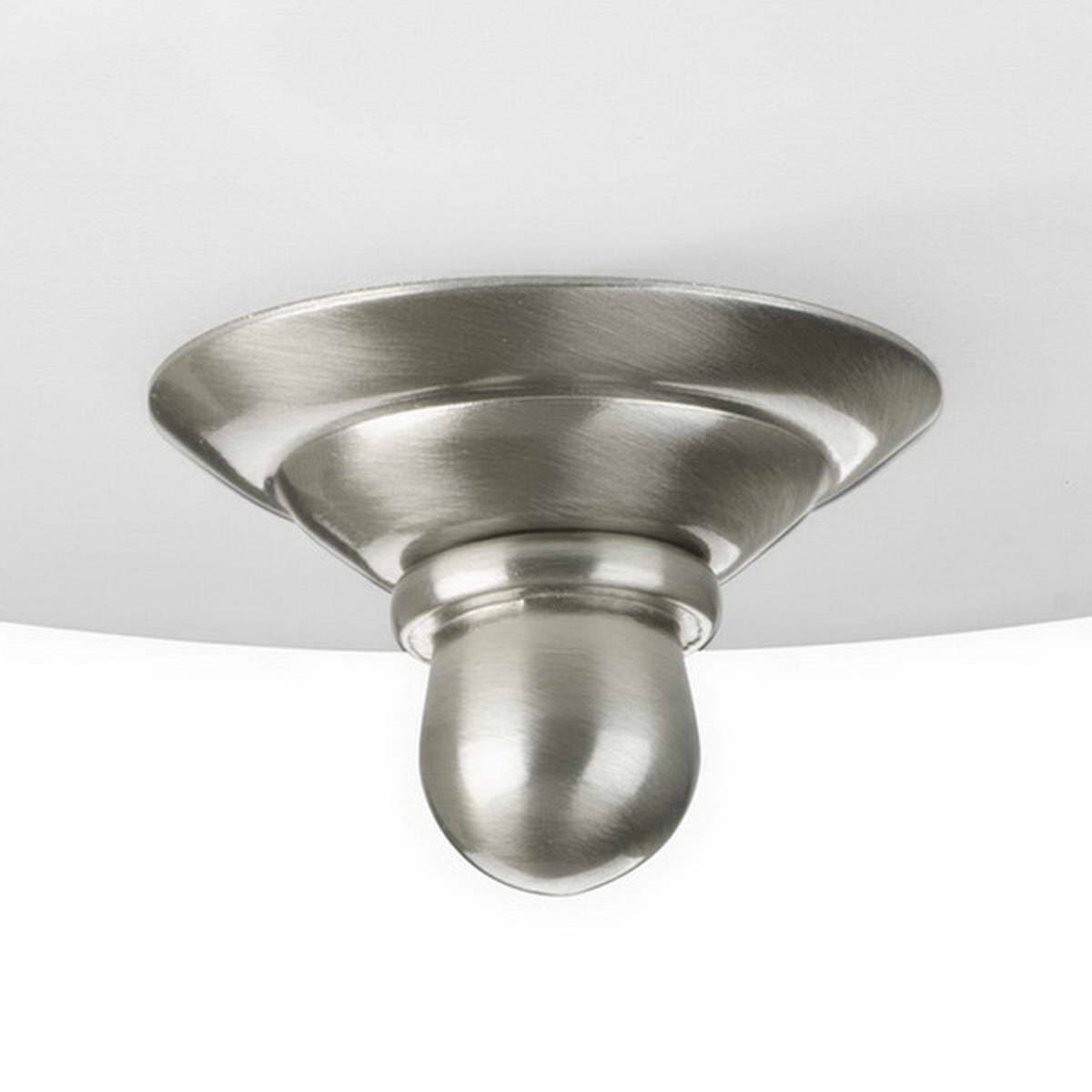 Progress Lighting 2-Light Brushed Nickel Semi-Flush Mount P3927-09