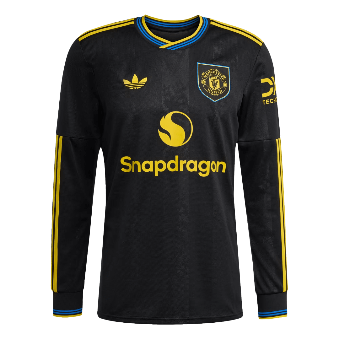 Manchester United Third Away Long Sleeve Jersey 2025/26