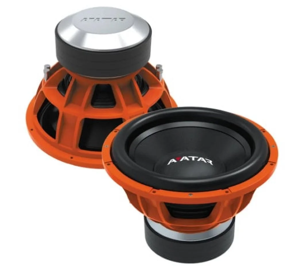 Avatar Tsunami STU-1546-D2 Orange 6000 Watts Peak 2-Ohm 15