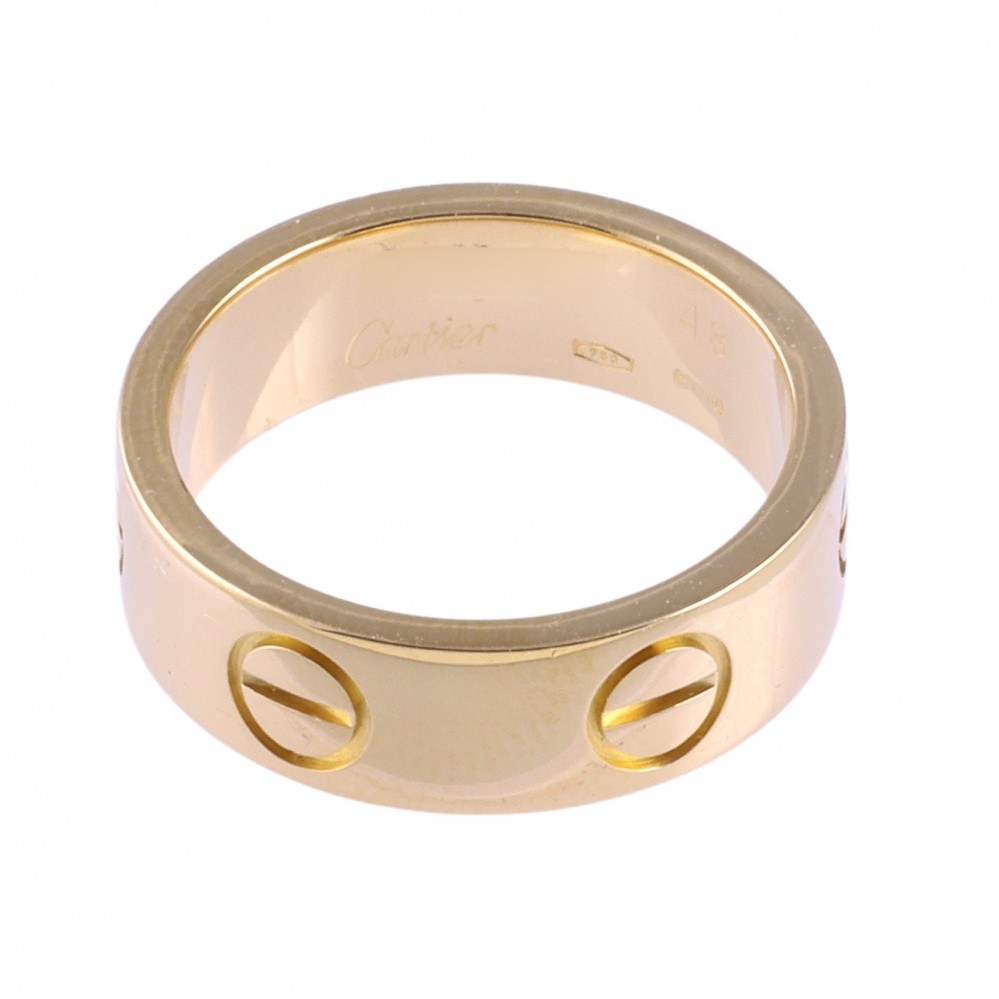 Cartier Love Half Diamond Ring 18K