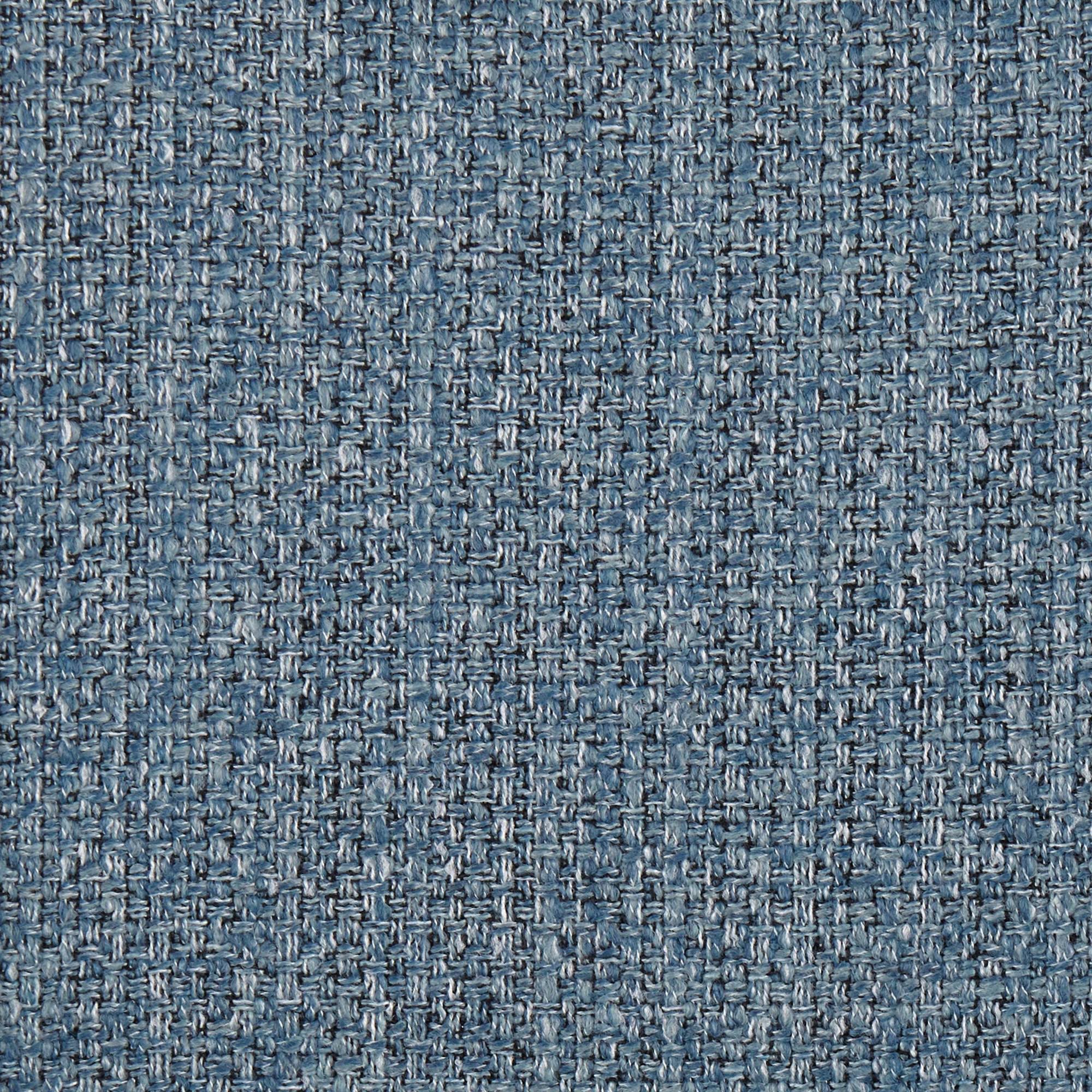 LumiSource Cosmo Counter Stool Blue Noise Fabric Walnut Bamboo