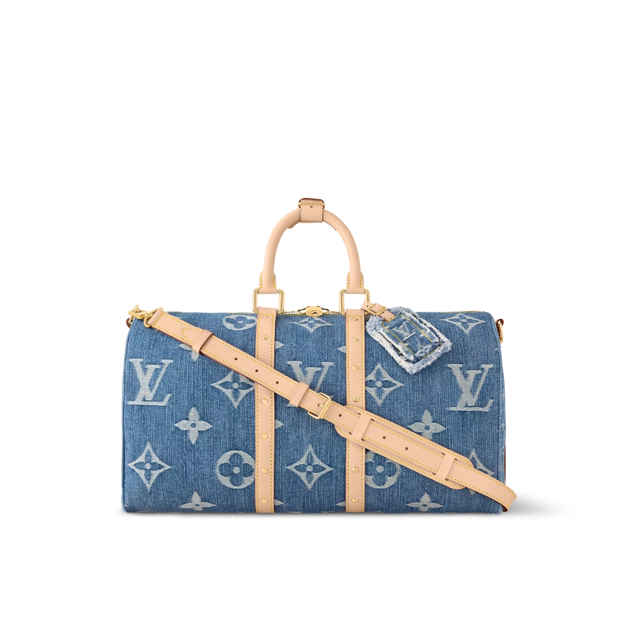 Louis Vuitton Keepall Bandouli Re Denim Blue 40Cm M24315