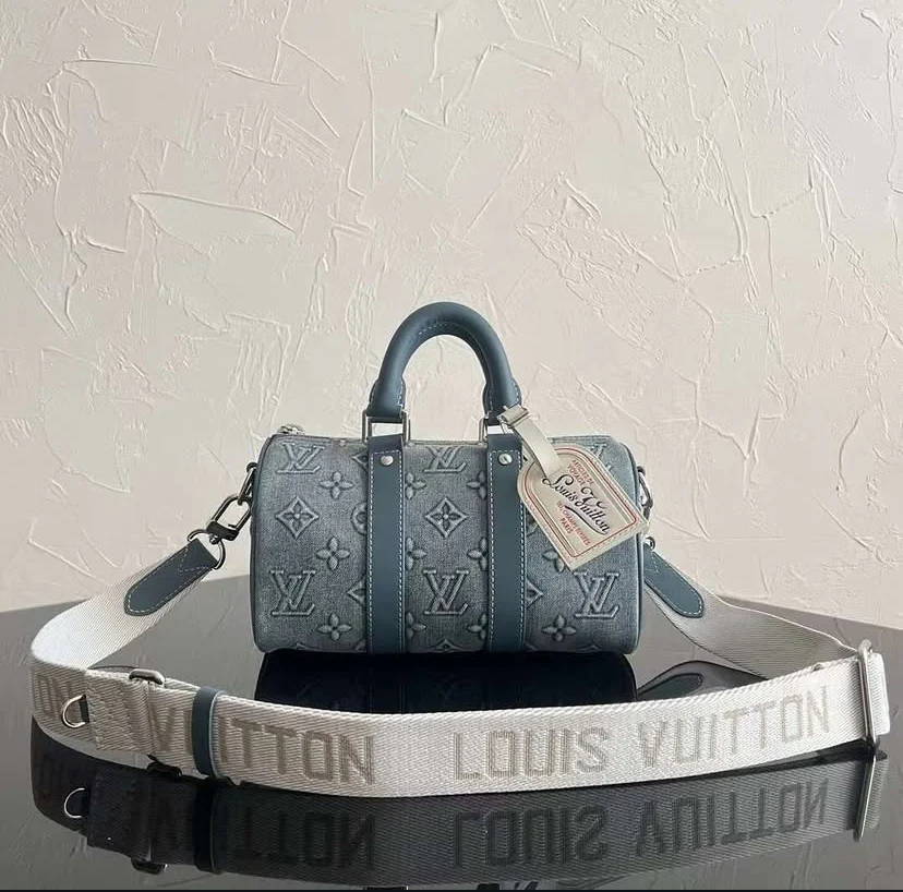 Louis Vuitton Speedy Bandoulière Denim 25