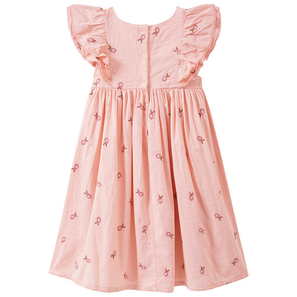 Topolino Mädchen Kleid mit gestickten Blumen