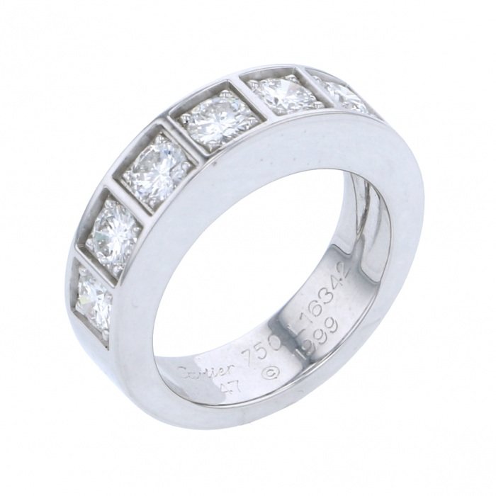 Cartier White Gold Diamond Ring K18WG