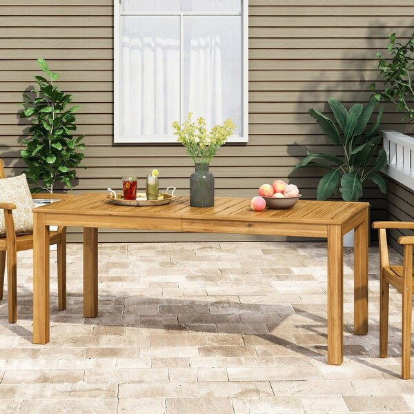 Acacia Wood DINING TABLE