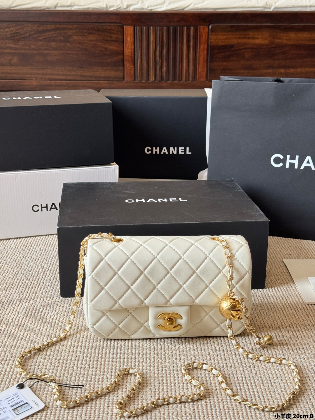 Chanel Golden Ball Square Fat Man Chain Bag - cnluxepick