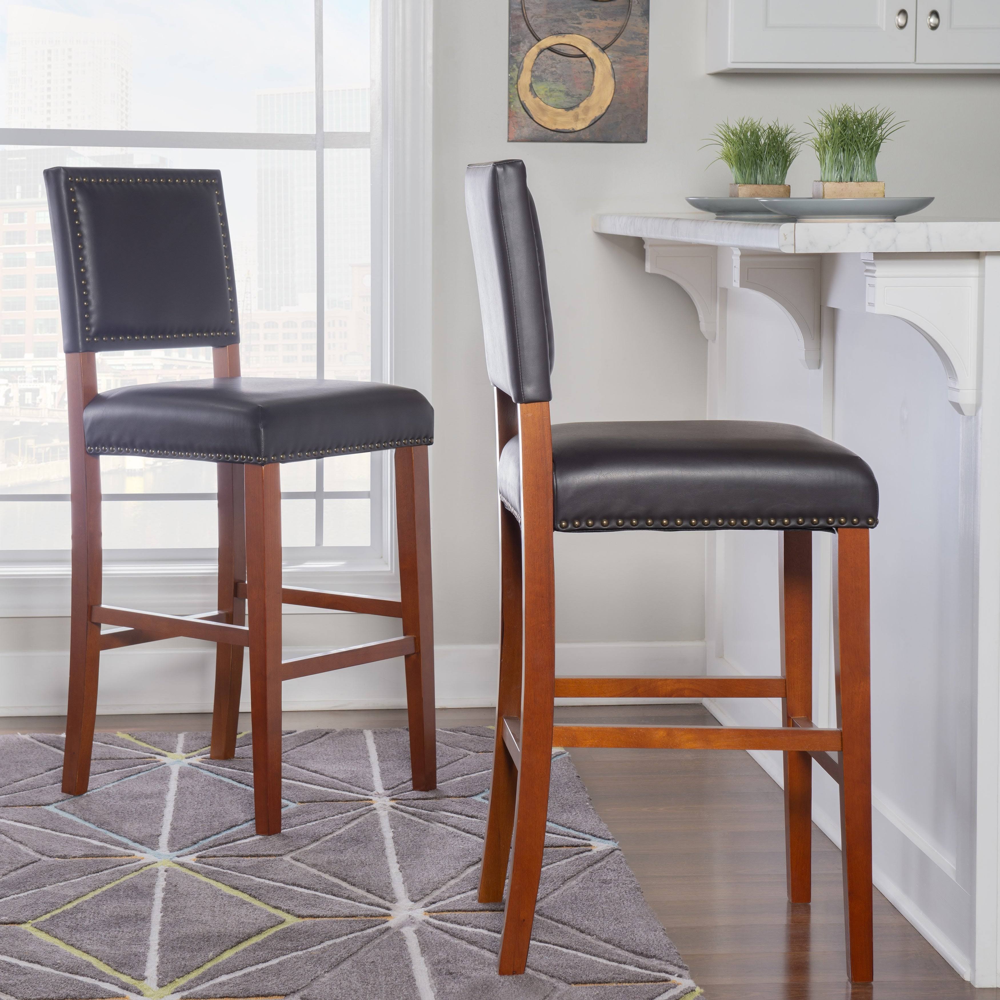 Copper Grove Durlesti 30-Inch Black Bar Stool