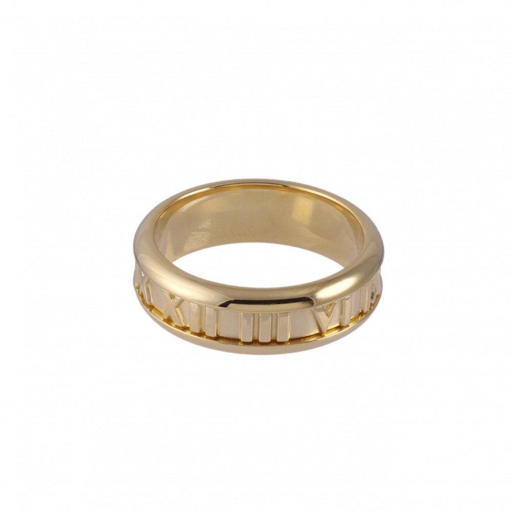 Tiffany & Co. Atlas Ring 18K Yellow Gold