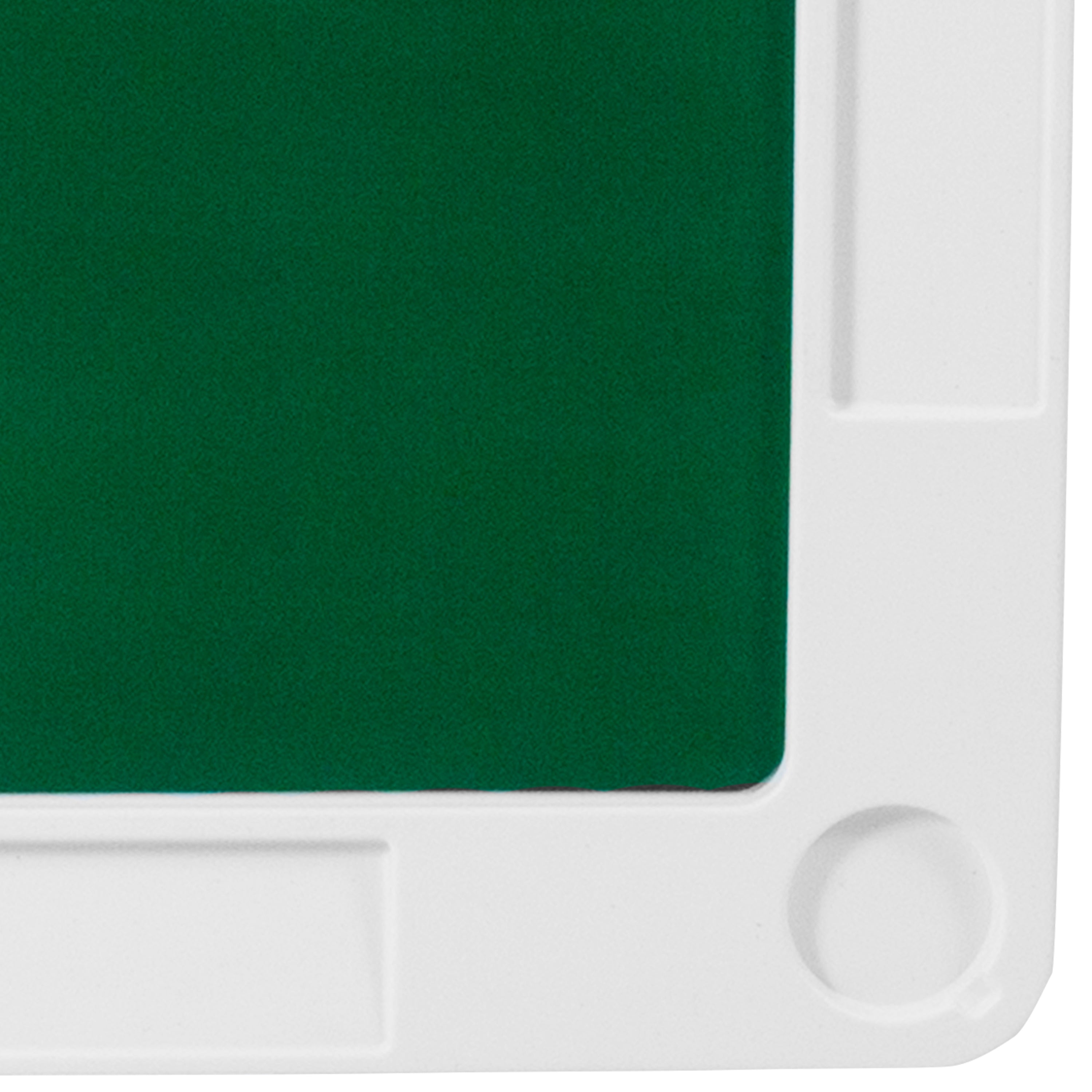 Flash Furniture 34.5″ Square 4-Player Folding Card Game Table with Green Playing Surface and Cup Holders