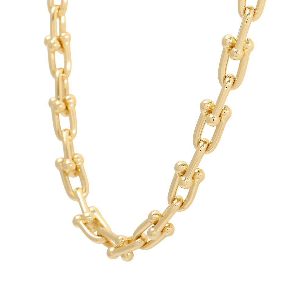 Tiffany & Co. Hardware Link Necklace 18K Yellow Gold 60153062