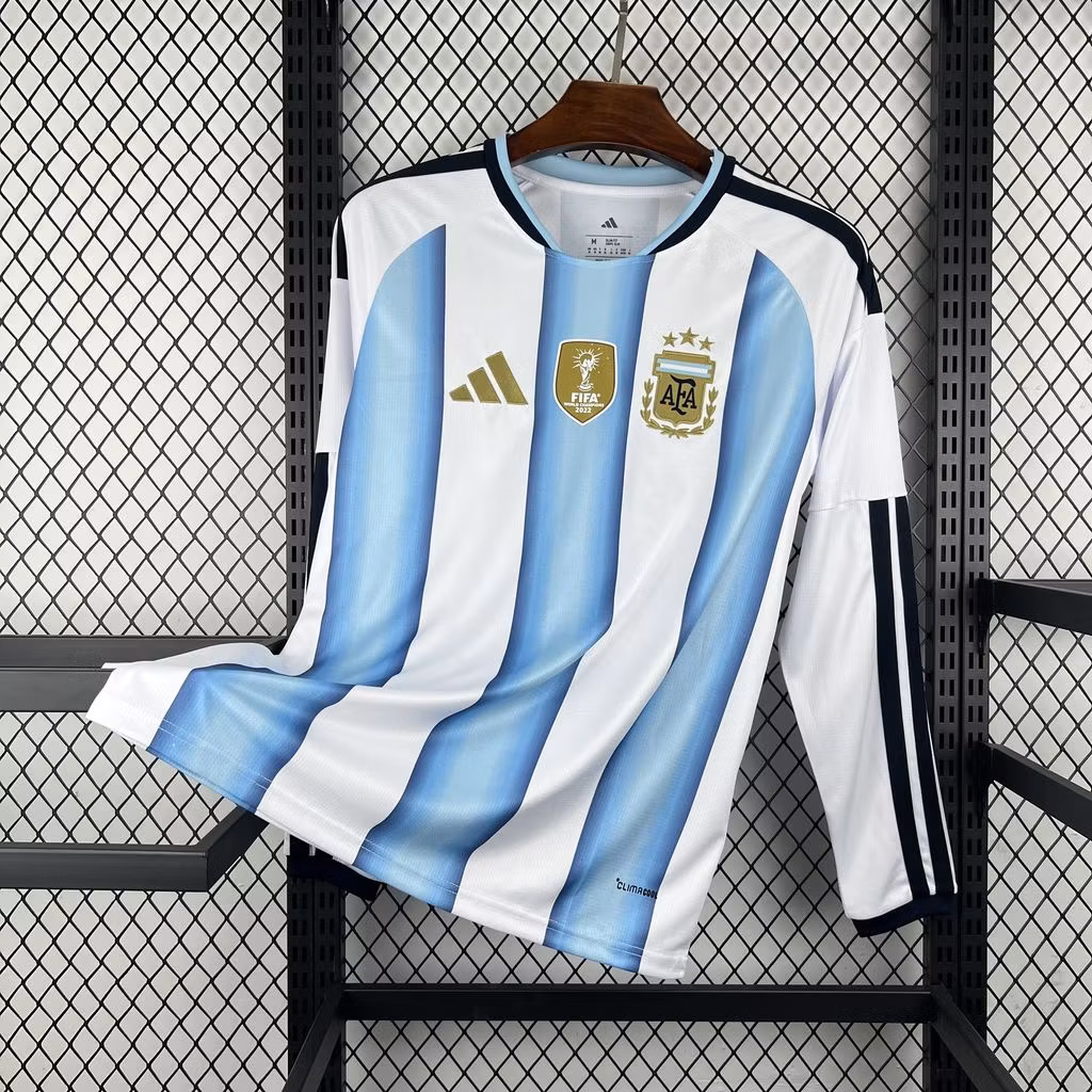 Argentine maillot foot 2026 2027 Manches Longues Coupe Du Monde€38.99
