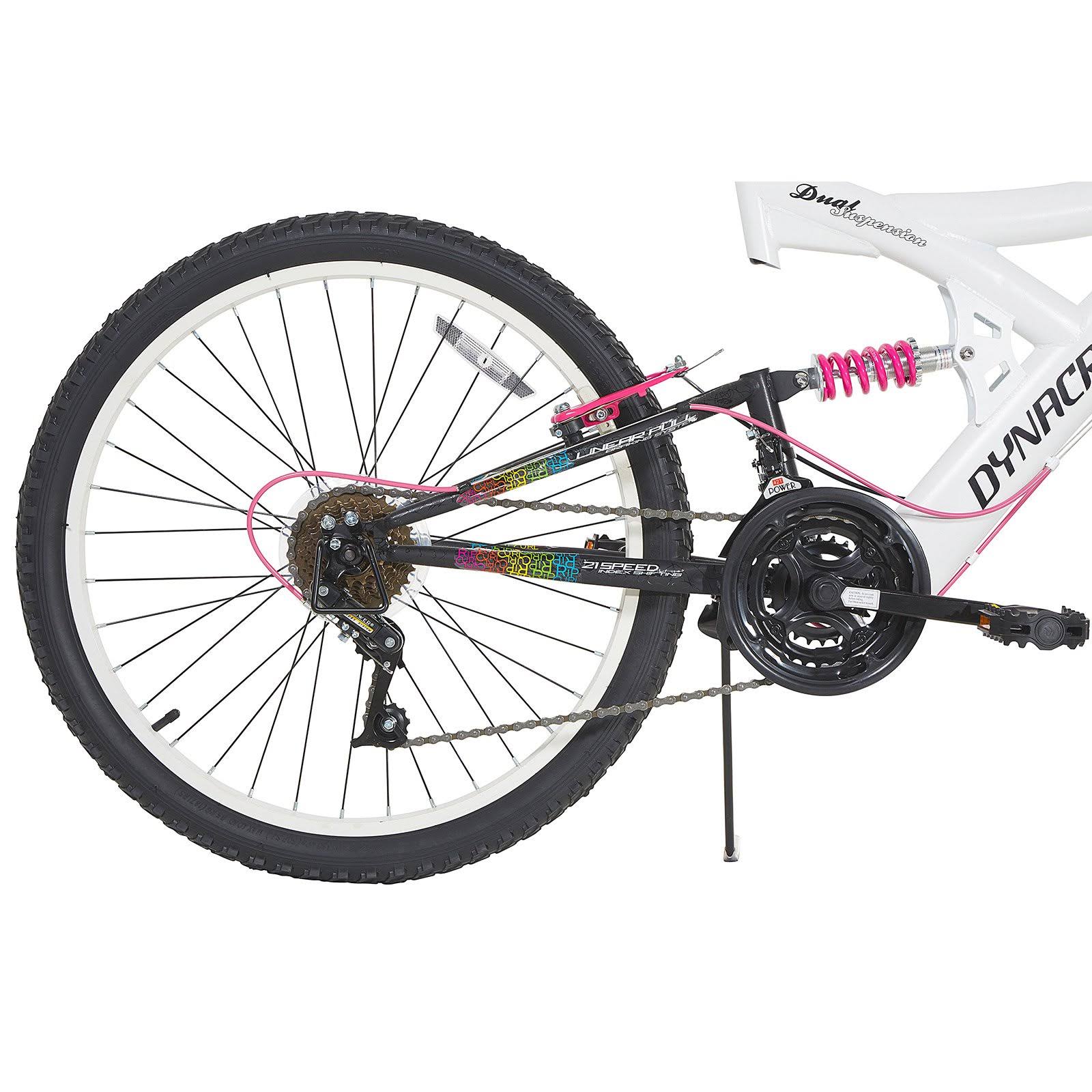 24 inch Dynacraft Rip Curl Girls& Mountain Bike, White