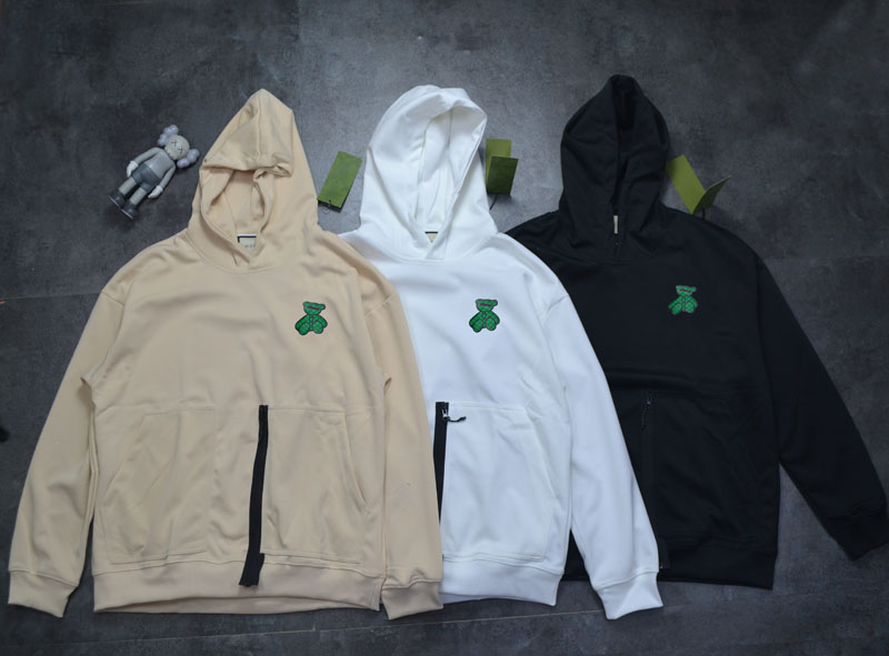 GUCC Bear logo hoodie - cnluxepick