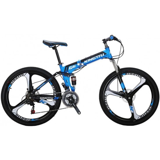 SL-G6 Mountain Bike 21 Speed 26 Inches 3-Spoke Wheels Folding Bicycle