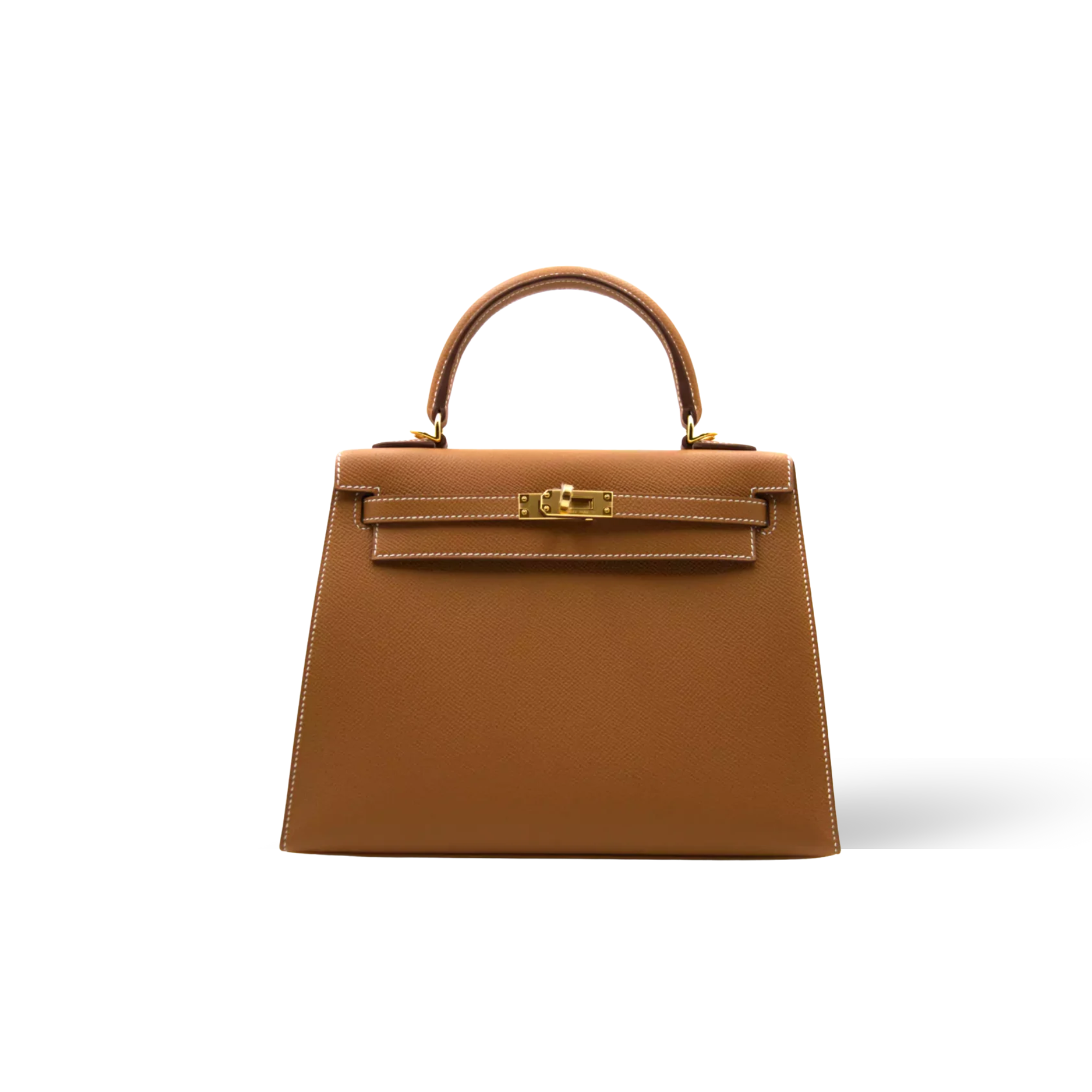 Hermes Kelly 25 Bag In Golden Tan Epsom Leather For Women 25cm/10in